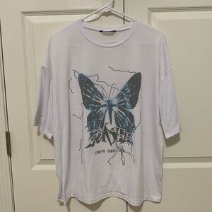 Shein Oversized Small Butterfly T-shirt